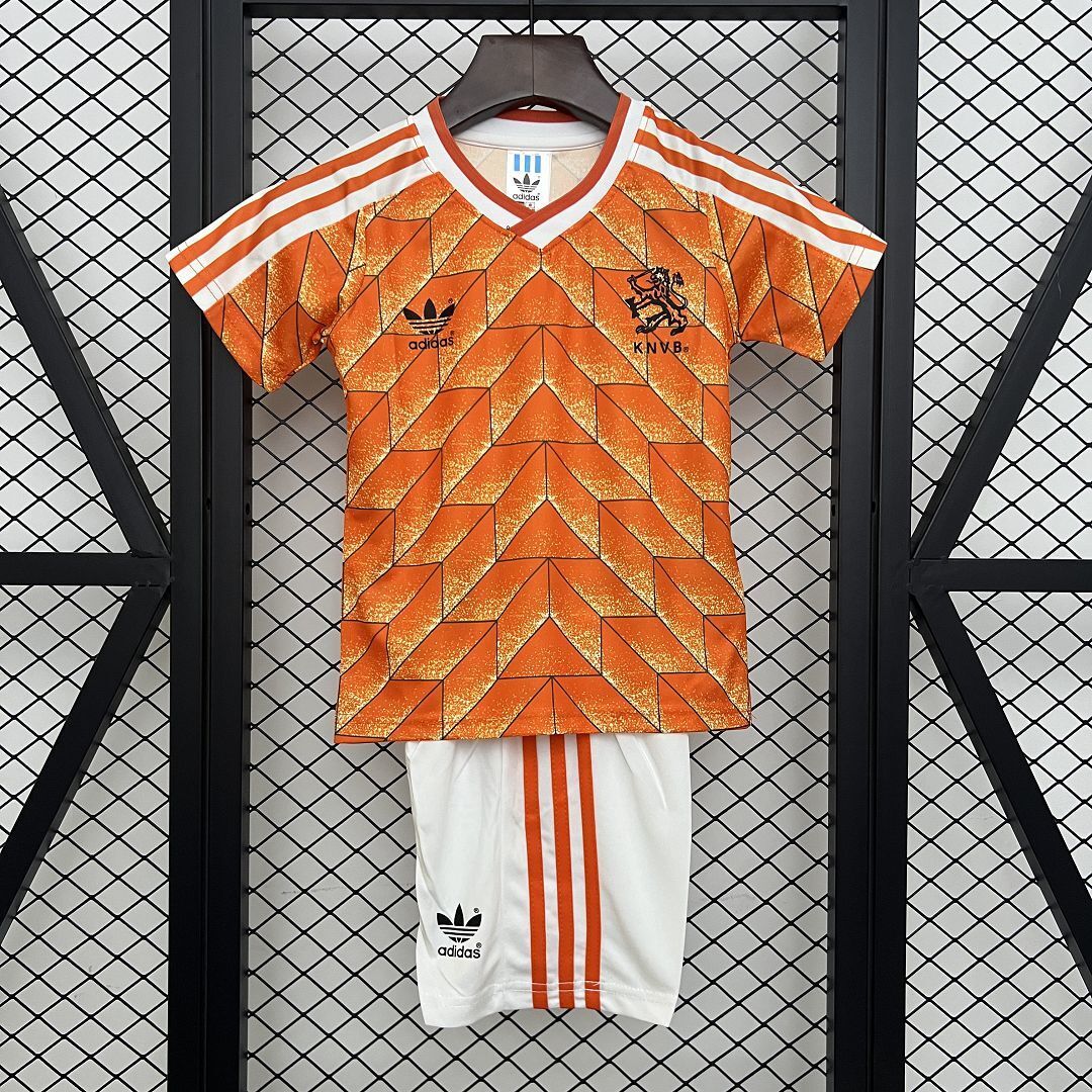 Retro Netherlands 1998 Home Kids Jersey