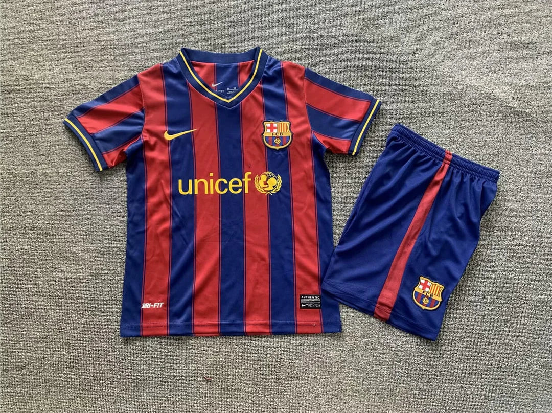 Retro Barcelona 2009/2010 Home Kids Jersey
