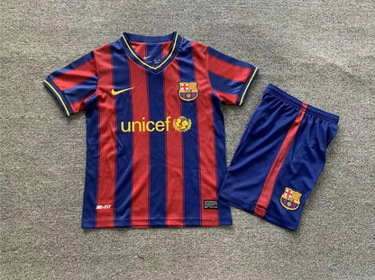 Retro Barcelona 2009/2010 Home Kids Jersey