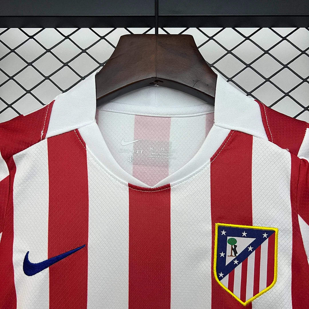 Atletico Madrid 2025/2026 Home Kids Jersey