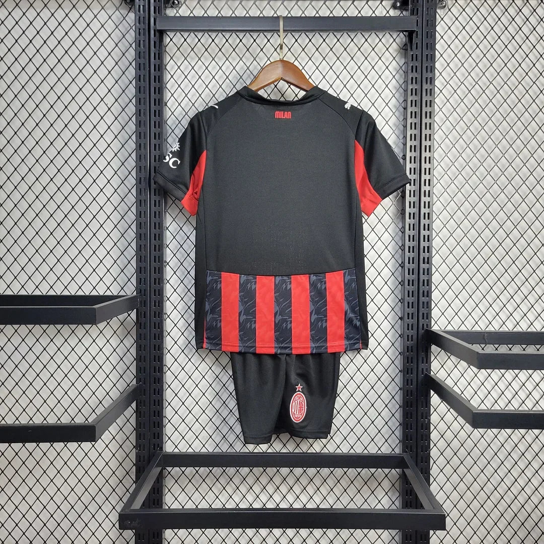 AC Milan 2025/2026 Home Kids Jersey