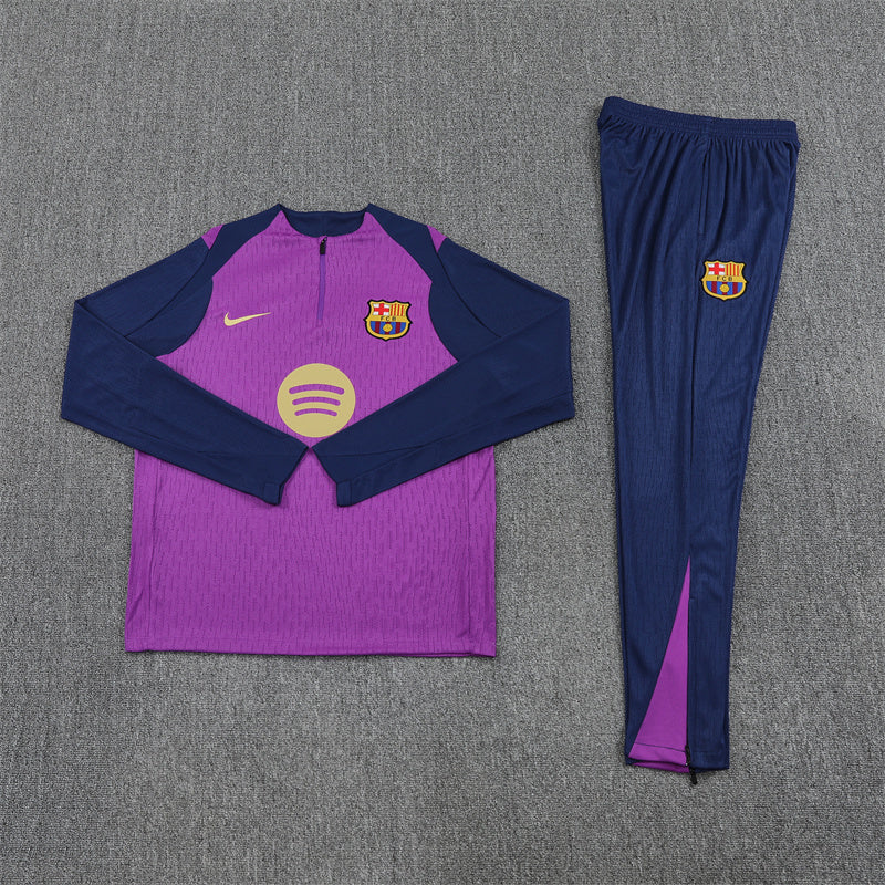 2025/2026 Barcelona Purple and Blue Design 2 Tracksuit