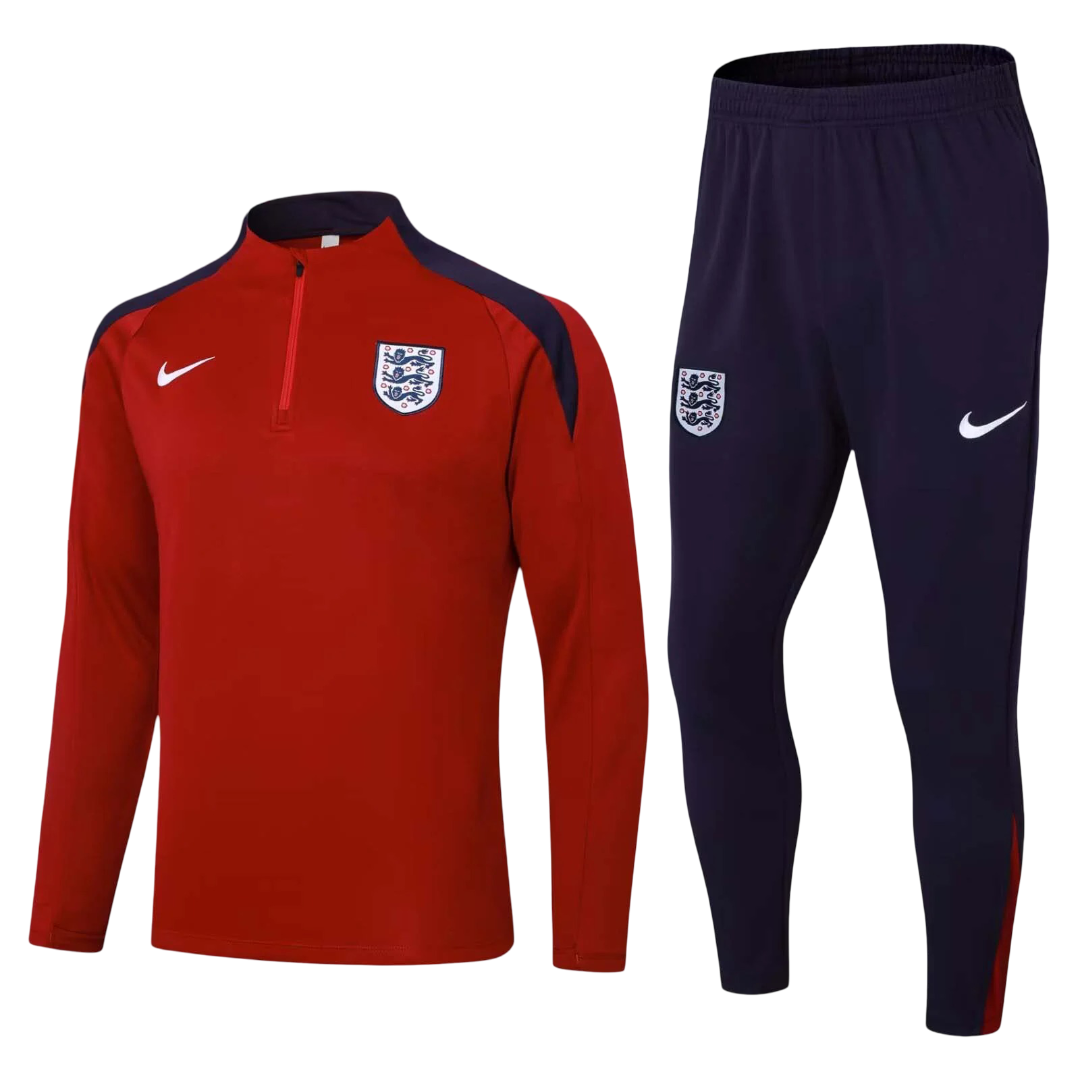 England Black and Purple Design 1 Tracksuit