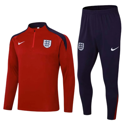 England Black and Purple Design 1 Tracksuit