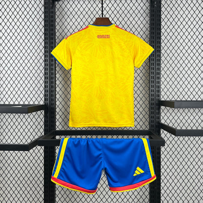 Colombia 2026 Home World Cup Kids Jersey