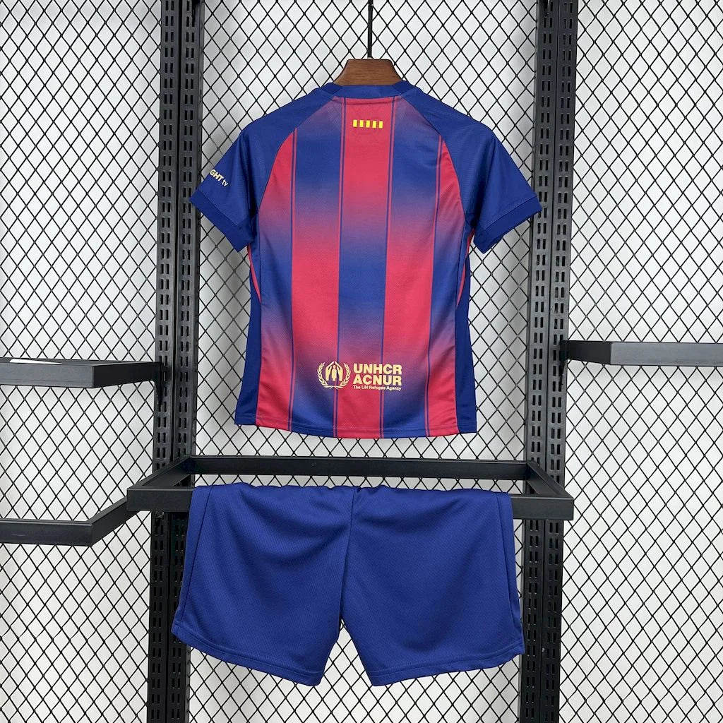 Barcelona 2025/2026 Home Kids Jersey