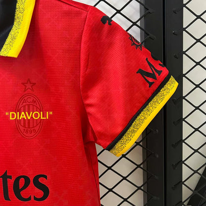 AC Milan 2024/2025 x Off White Limited Edition Design 2 Kids Jersey