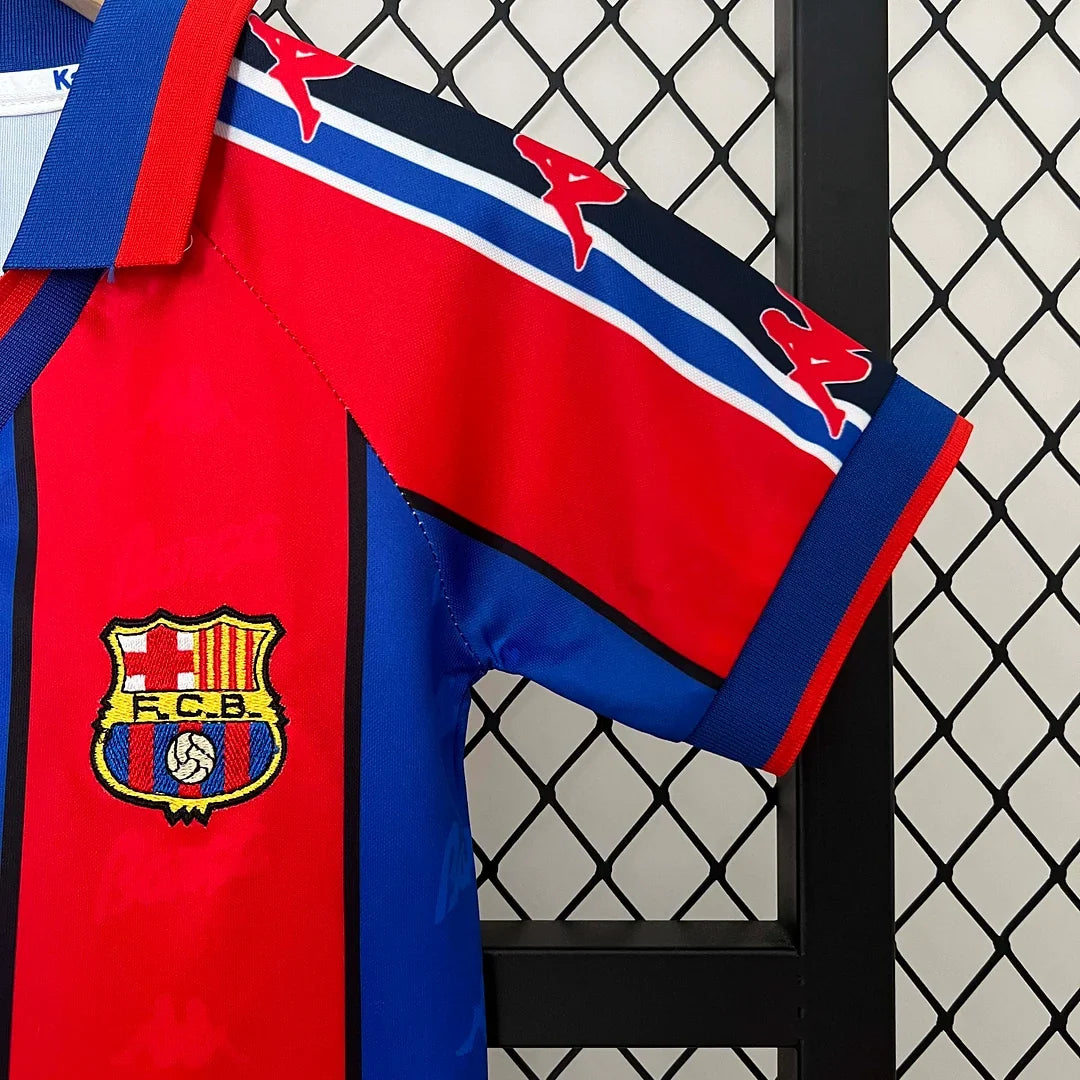 Retro Barcelona 1996/1997 Home Kids Jersey