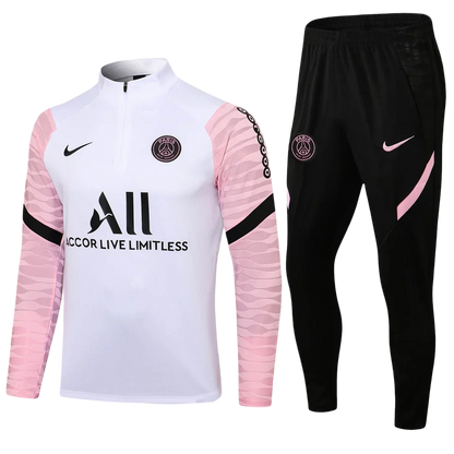 PSG White and Pink X Black Tracksuit