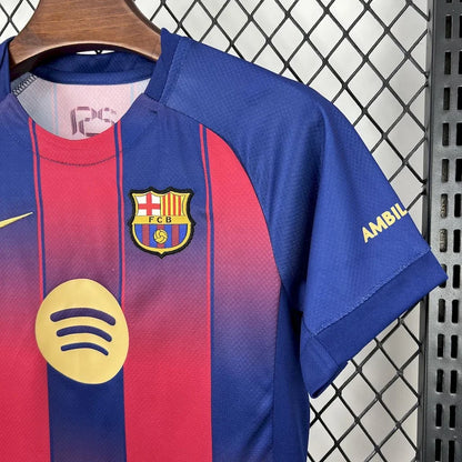 Barcelona 2025/2026 Home Kids Jersey