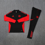 2025/2026 Bayern Munich Black and Red Tracksuit