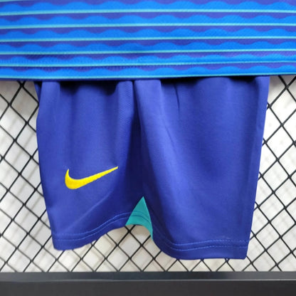 Brazil 2024/2025 Away Kids Jersey
