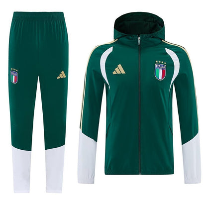 Italy Green and White Design 1 Tracksuit
