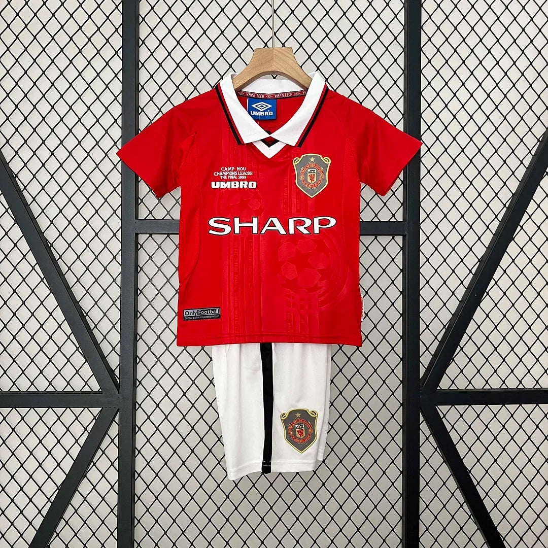 Retro Manchester United 1999/2000 European Home Kids Jersey
