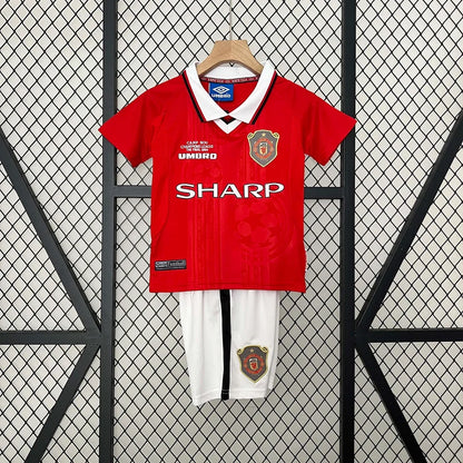 Retro Manchester United 1999/2000 European Home Kids Jersey
