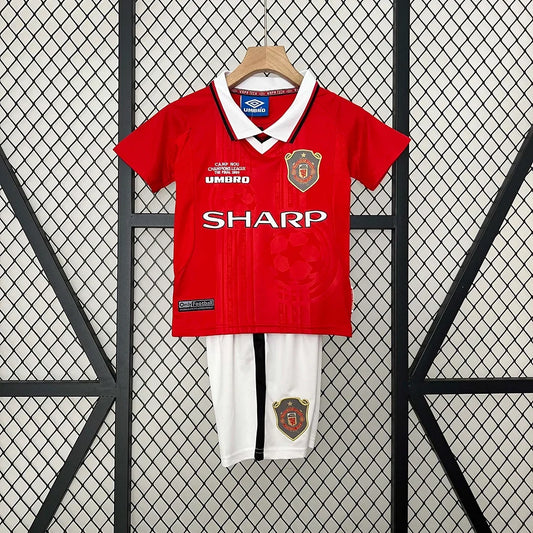 Retro Manchester United 1999/2000 European Home Kids Jersey