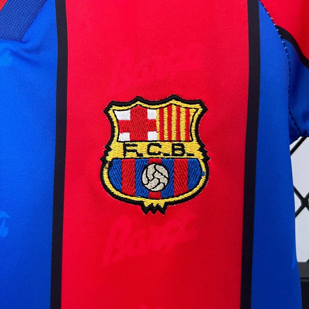 Retro Barcelona 1996/1997 Home Kids Jersey