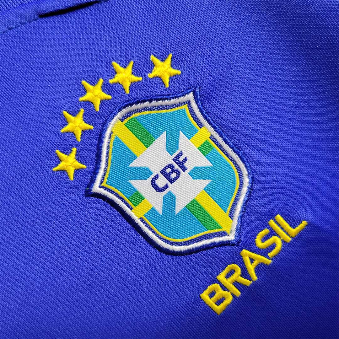 Brazil 2022 Away Kids Jersey