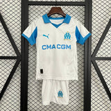 Olympique de Marseille 2025/2026 Home Kids Jersey