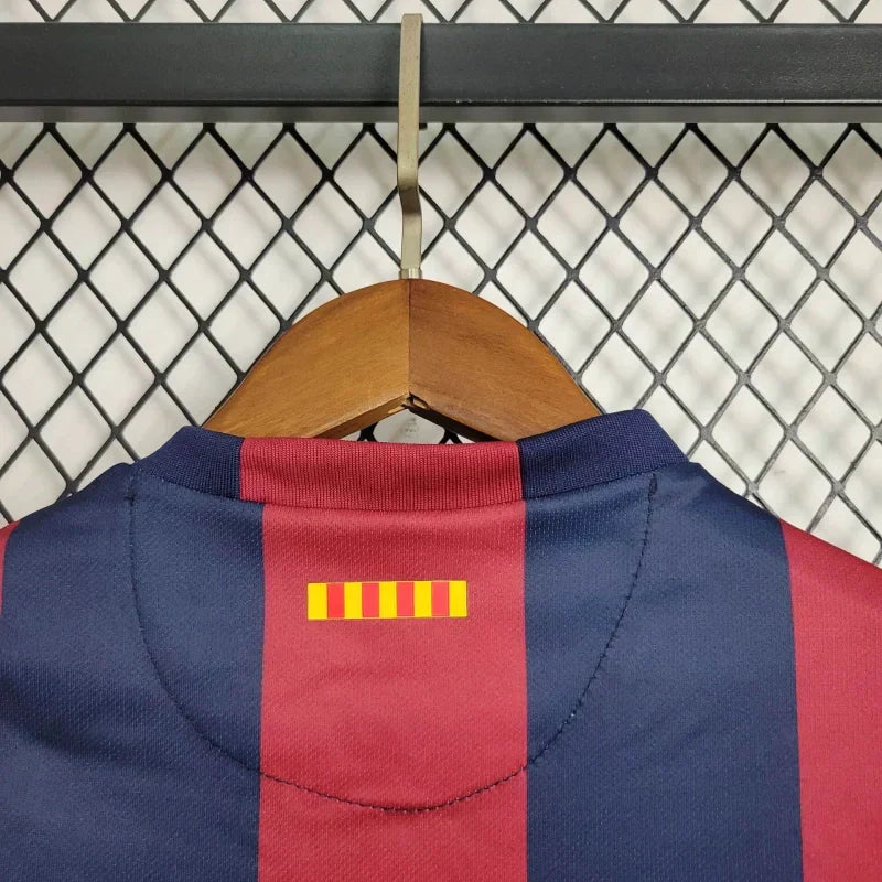Retro Barcelona 2014/2015 Home Kids Jersey