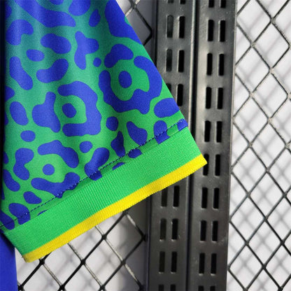 Brazil 2022 Away Kids Jersey