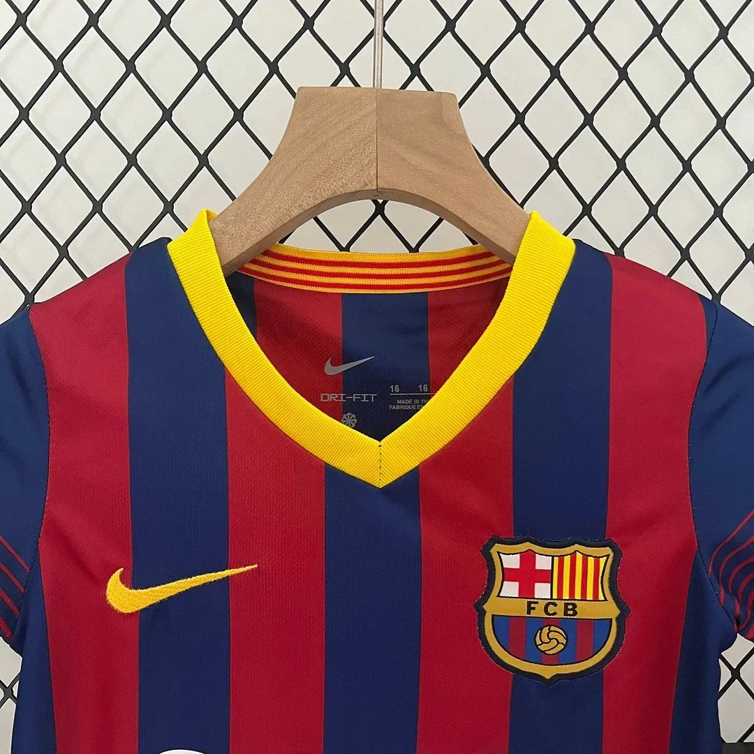 Retro Barcelona 2013/2014 Home Kids Jersey