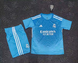 Real Madrid 2025/2026 Goalkeeper Kids Jersey