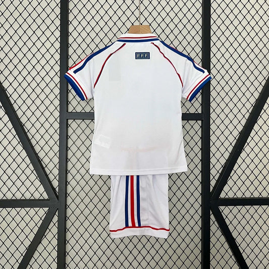 Retro France 1998 Away Kids Jersey