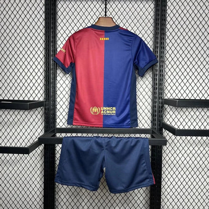 Barcelona 2024/2025 Home Design 1 Kids Jersey