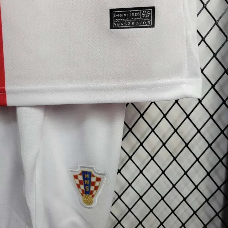 Croatia 2024 Home Kids Jersey