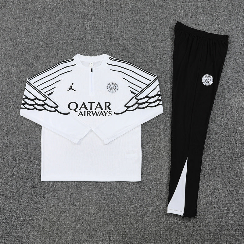 PSG White and Black Tracksuit