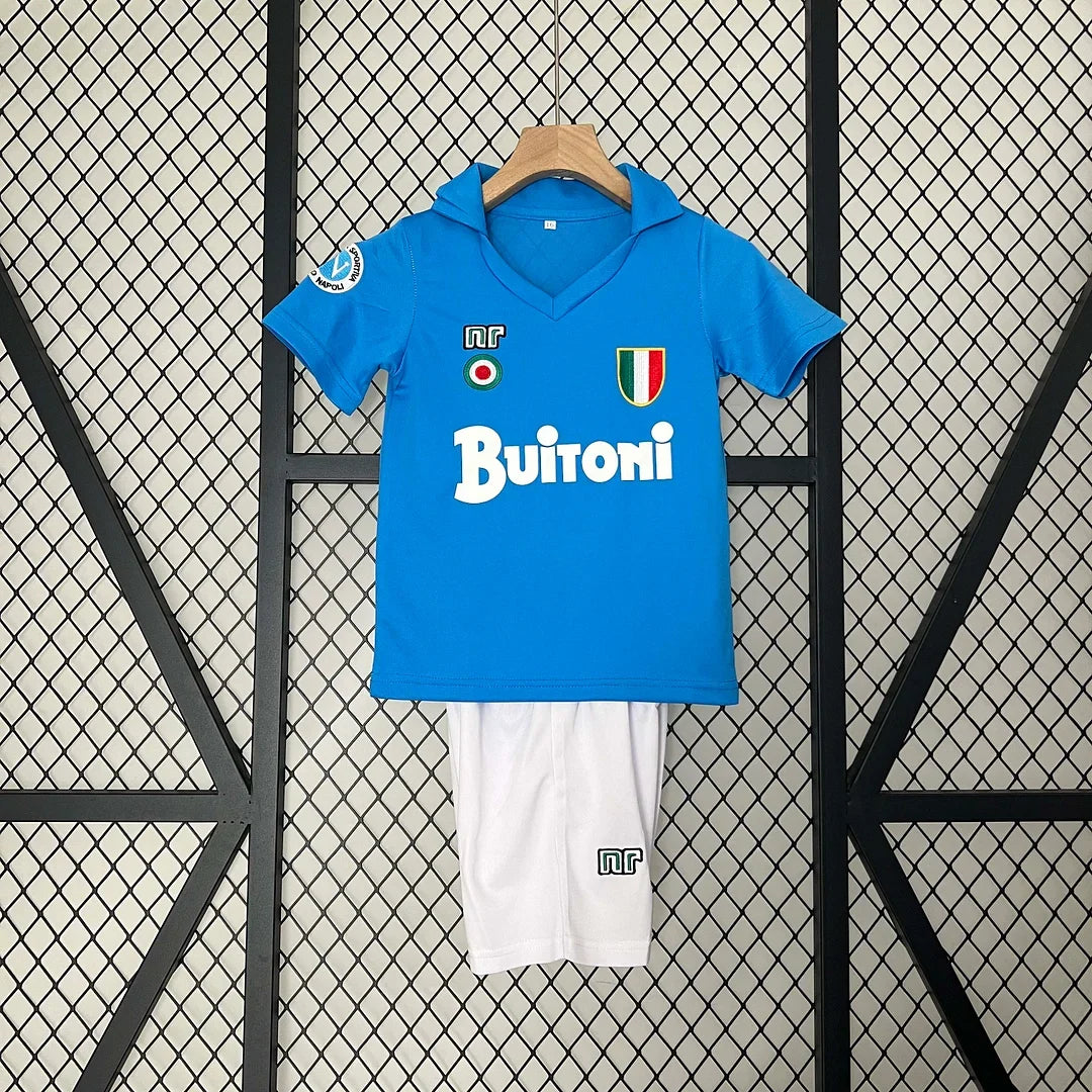 Retro Napoli 1987/1988 Home Kids Jersey