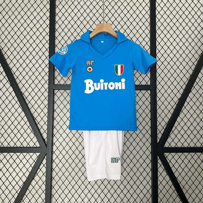 Retro Napoli 1987/1988 Home Kids Jersey