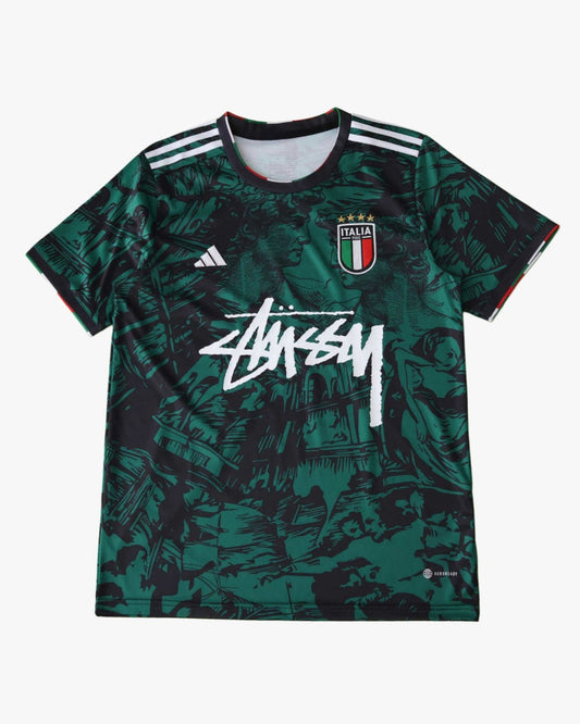 Italy X Stussy Green Jersey