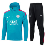 PSG 2024 Turqoise and Black Tracksuit