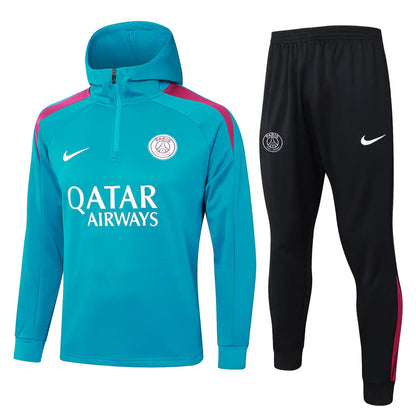 PSG 2024 Turqoise and Black Tracksuit