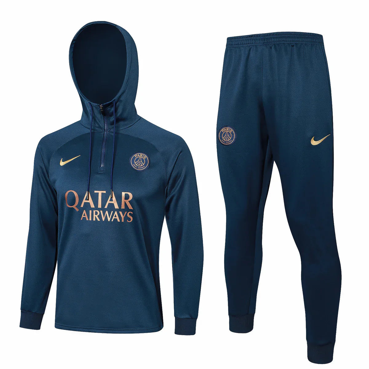 PSG Dark Blue and Gold Tracksuit