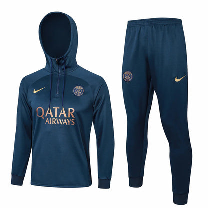 PSG Dark Blue and Gold Tracksuit