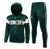 PSG Dark Green and White Design 1 Tracksuit