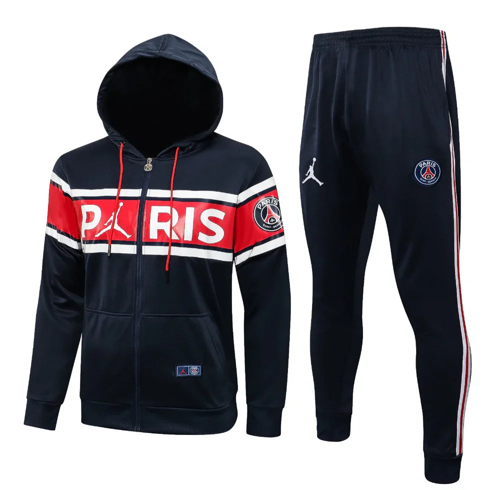 PSG Dark Blue and Red Tracksuit