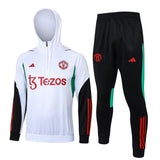 Manchester United White and Black Design 2 Tracksuit
