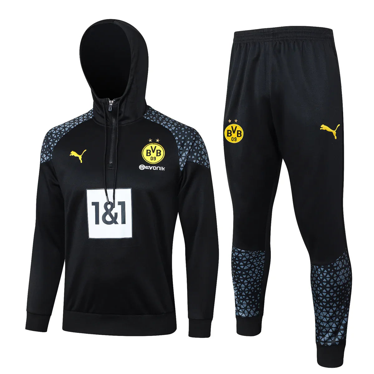 Borussia Dortmund Black Design 2 Tracksuit