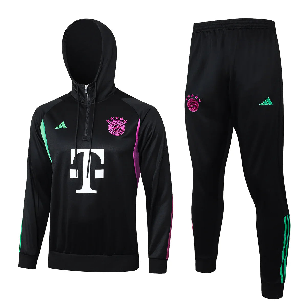 Bayern Munich Black Design 2 Tracksuit