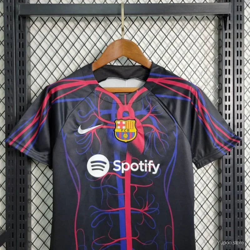 Barcelona "Catalan Veins" Limited Edition Kids Jersey
