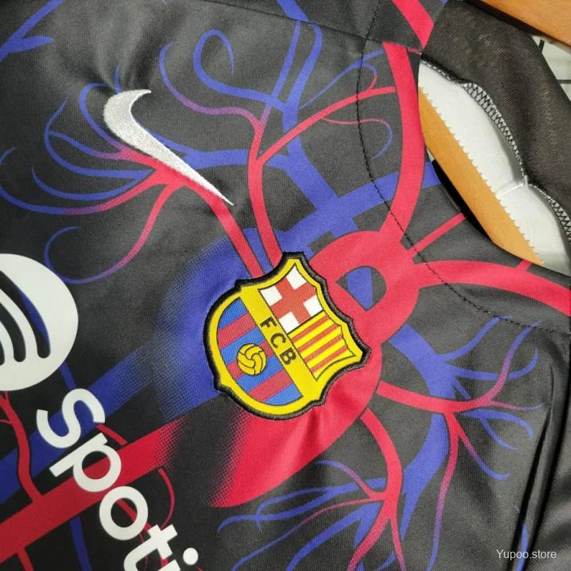 Barcelona "Catalan Veins" Limited Edition Kids Jersey