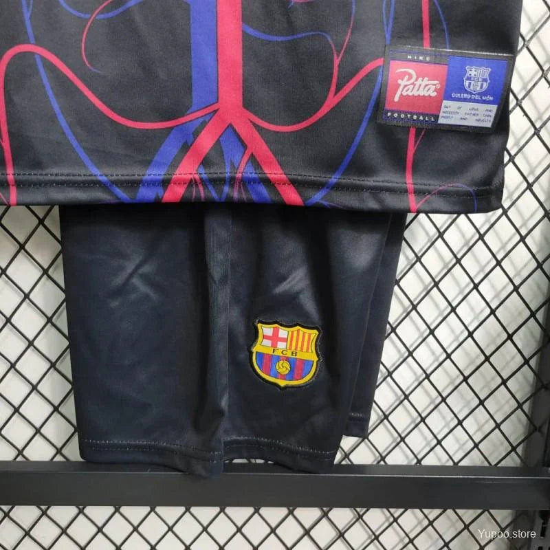 Barcelona "Catalan Veins" Limited Edition Kids Jersey