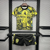 Brazil "Jesus" Yellow Limited Edition Kids Jersey
