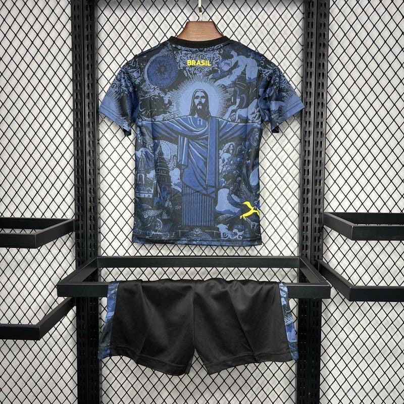 Brazil "Jesus" Blue Limited Edition Kids Jersey