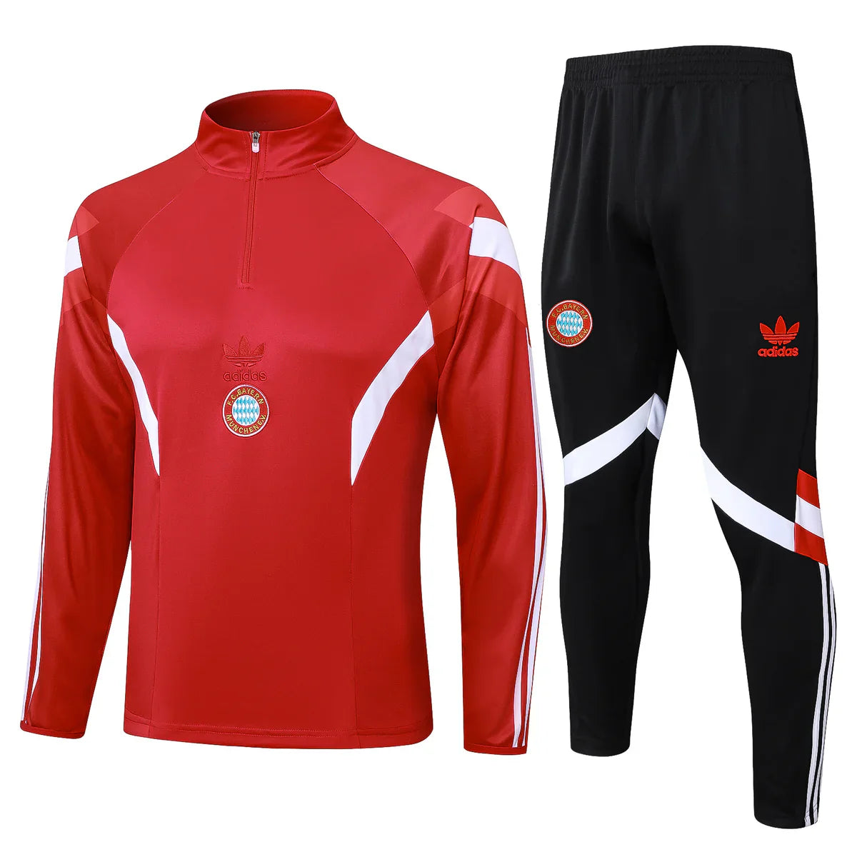 Bayern Munich Black and Red II Tracksuit