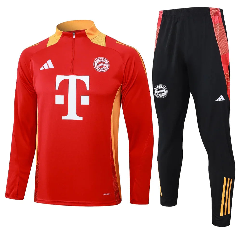 Bayern Munich Black and Red Design 2 Tracksuit